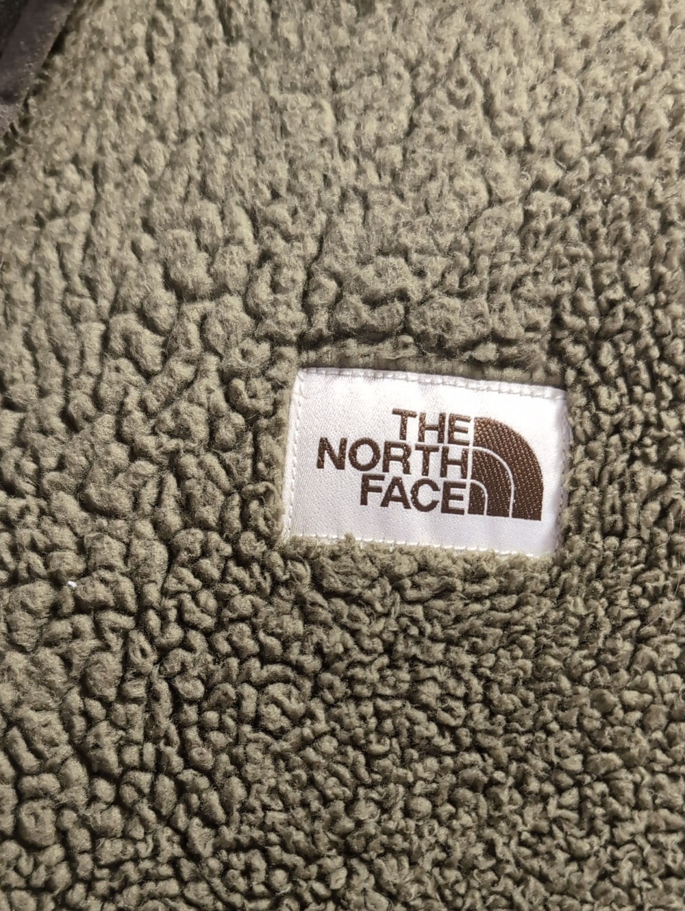 The North Face Cabin Fleece Campshire Full-Zip Jacket Size Small in Olive Green - Picture 4 of 12